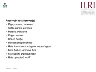 Pest forecasting: Japanese encephalitis, leptospirosis, aflatoxicosis