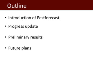 Pestforecast: Surveillance and early warning systems for climate sensitive diseases in Vietnam