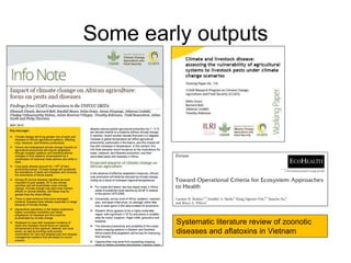 Surveillance and early warning systems for climate sensitive diseases in Vietnam and Laos