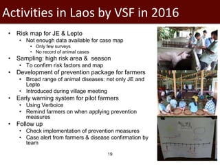 Surveillance and early warning systems for climate sensitive diseases in Vietnam and Laos