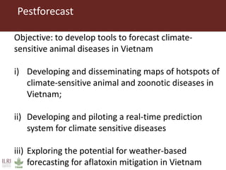 Surveillance and early warning systems for climate sensitive diseases in Vietnam