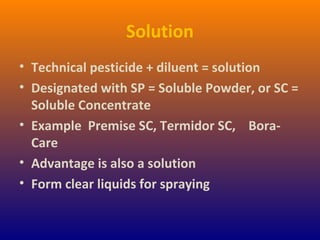 Pesticide formulations Dr- Ahmed Abdel-Megeed | PPT