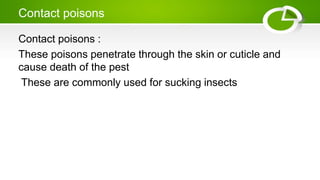Pesticides; Natural pesticides and control methods | PPTX