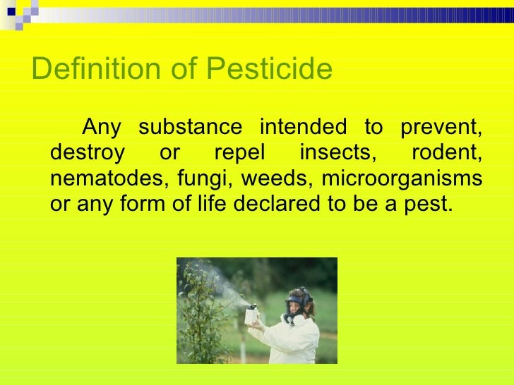 Pesticides & Health