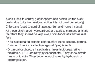 Pesticides 2nd yr cognosy | PPTX