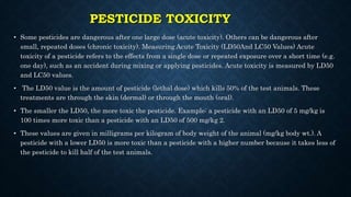 Pesticides AND THEIR USE 