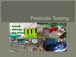 Pesticide testing