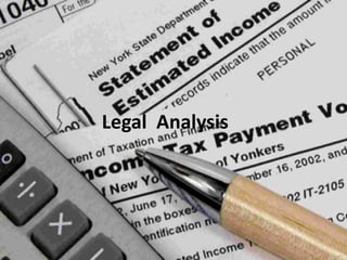Legal Analysis
 