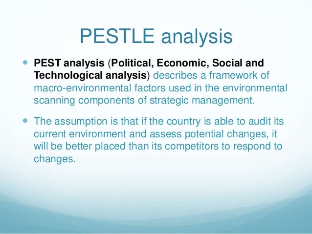 Pestle analysis on malaysia