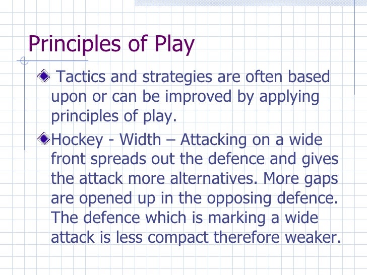 PE Strategies Tactics and Principles of Play