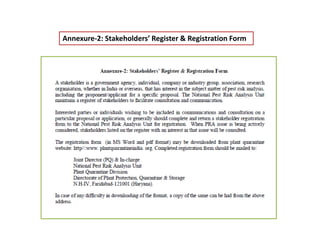 Pest risk analysis | PDF