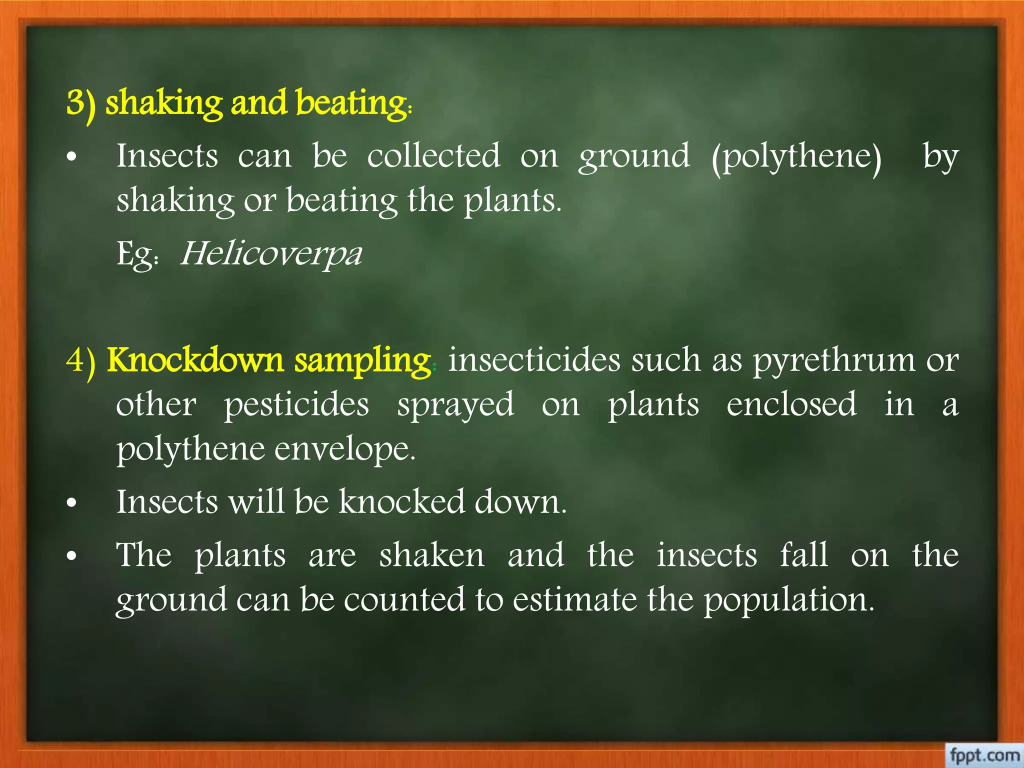 Beating Sampling Method Pest surveillence and monitoring satyasri | PPTX