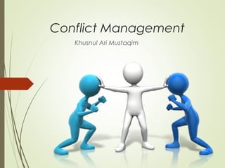 Conflict Management
Khusnul Ari Mustaqim
 