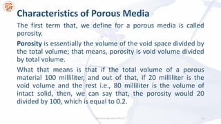 PET 307 Notes_ Fluid flow through porous medium | PDF