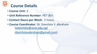 PET 307 Notes_ Fluid flow through porous medium | PDF