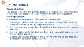 PET 307 Notes_ Fluid flow through porous medium | PDF