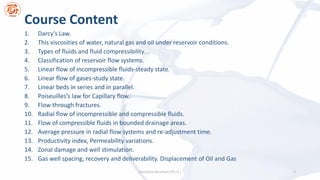 PET 307 Notes_ Fluid flow through porous medium | PDF