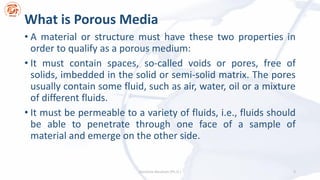 PET 307 Notes_ Fluid flow through porous medium | PDF
