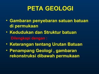 PETA - PETA GEOLOGI.ppt geografi kelas x | PPT