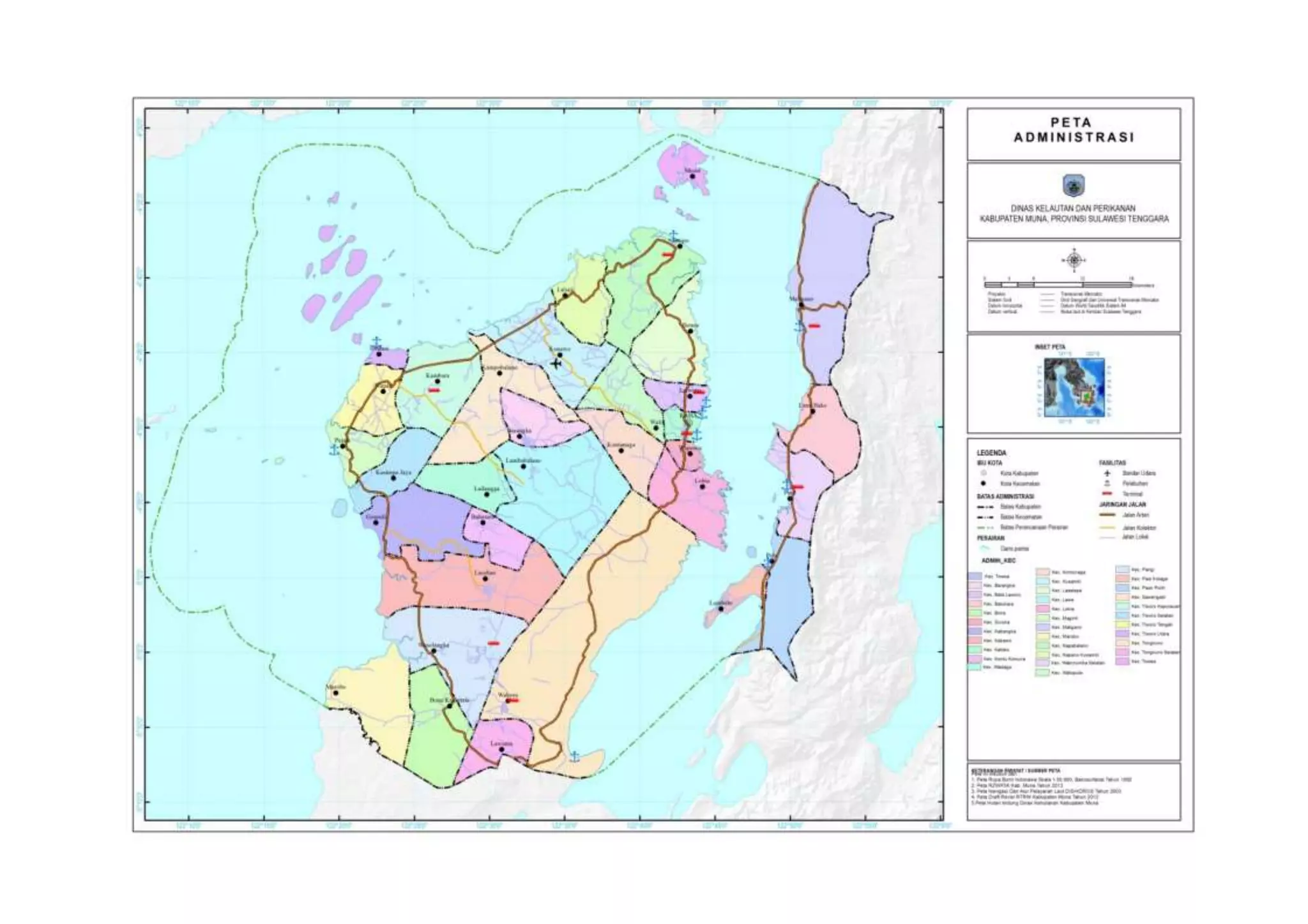 Api Muna Peta administrasi kabupaten muna | DOCX