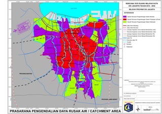 Peta Rtr Peta draft RTRW Jakarta | PDF
