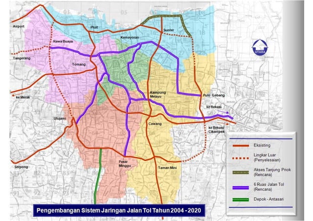 Peta Rtr Peta draft RTRW Jakarta | PDF