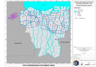 Peta draft RTRW Jakarta