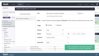 Petabytes to Personalization - Data Analytics with Qubit and Looker | PPTX
