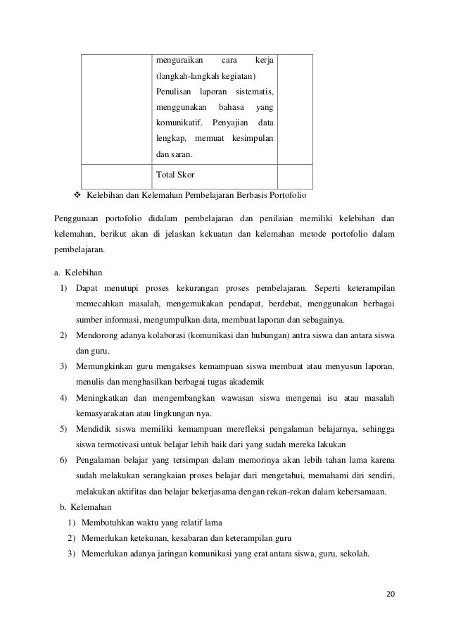 Peta konsep evaluasi pengajaran