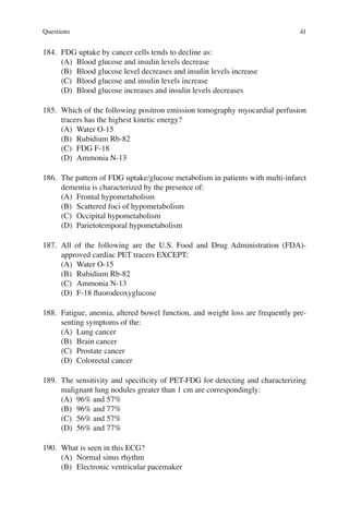 Pet and pet ct study guide | PDF