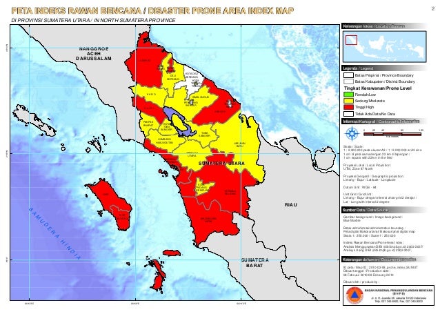  Peta  rawan bencana provinsi  sumatera  utara  cq bnpd go id 