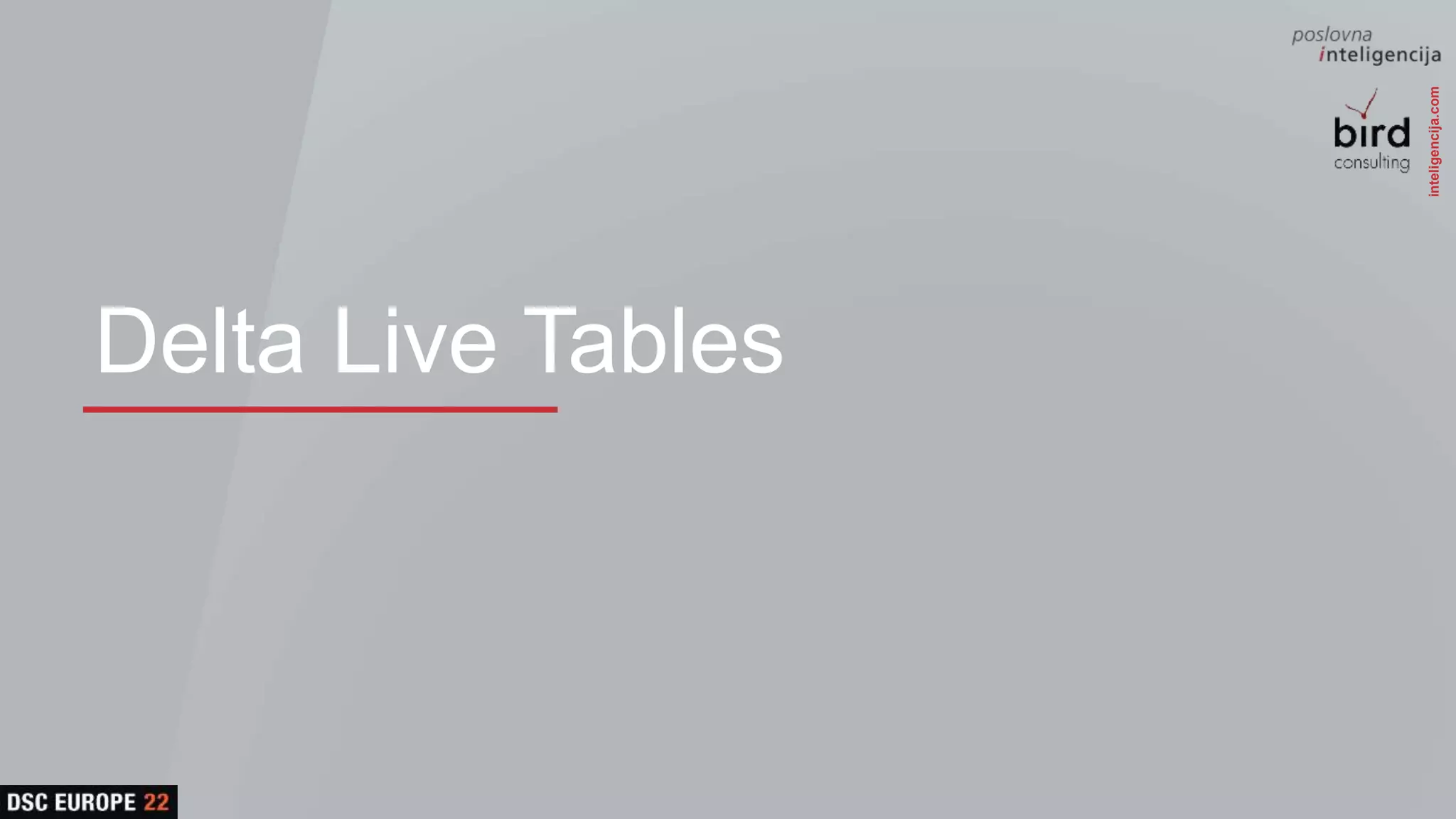 inteligencija.com
Delta Live Tables
 
