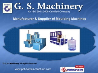 Manufacturer & Supplier of Moulding Machines
 