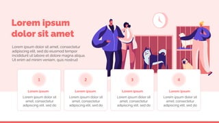 Lorem ipsum dolor sit amet, consectetur
adipiscing elit, sed do eiusmod tempor
incididunt ut labore et dolore magna aliqua.
Ut enim ad minim veniam, quis nostrud
Lorem ipsum
dolor sit amet
1 2 3 4
Lorem ipsum dolor sit
amet, consectetur
adipiscing elit, sed do
Lorem ipsum
Lorem ipsum dolor sit
amet, consectetur
adipiscing elit, sed do
Lorem ipsum
Lorem ipsum dolor sit
amet, consectetur
adipiscing elit, sed do
Lorem ipsum
Lorem ipsum dolor sit
amet, consectetur
adipiscing elit, sed do
Lorem ipsum
 