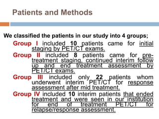 Pet ct assessment of therapeutic response in extra-nodal non Hodgkin ...