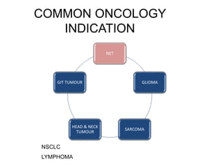 COMMON ONCOLOGY
INDICATION
NET
GLIOMA
SARCOMA
HEAD & NECK
TUMOUR
GIT TUMOUR
NSCLC
LYMPHOMA
 