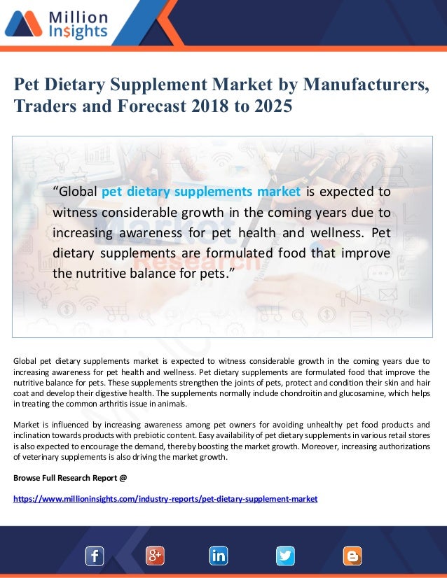 pet supplement market