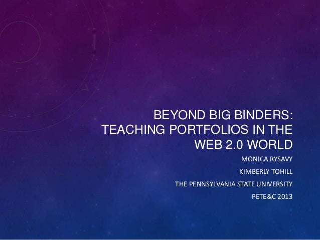 beyond big binders teaching