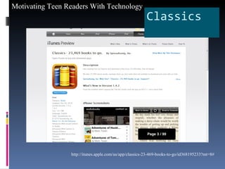 Classics http://itunes.apple.com/us/app/classics-23-469-books-to-go/id368195233?mt=8# 