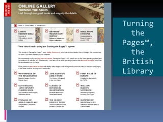 Turning the Pages™, the British Library 