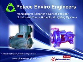 Manufacturer, Exporter & Service Provider  of Industrial Pumps & Electrical Lighting Systems 