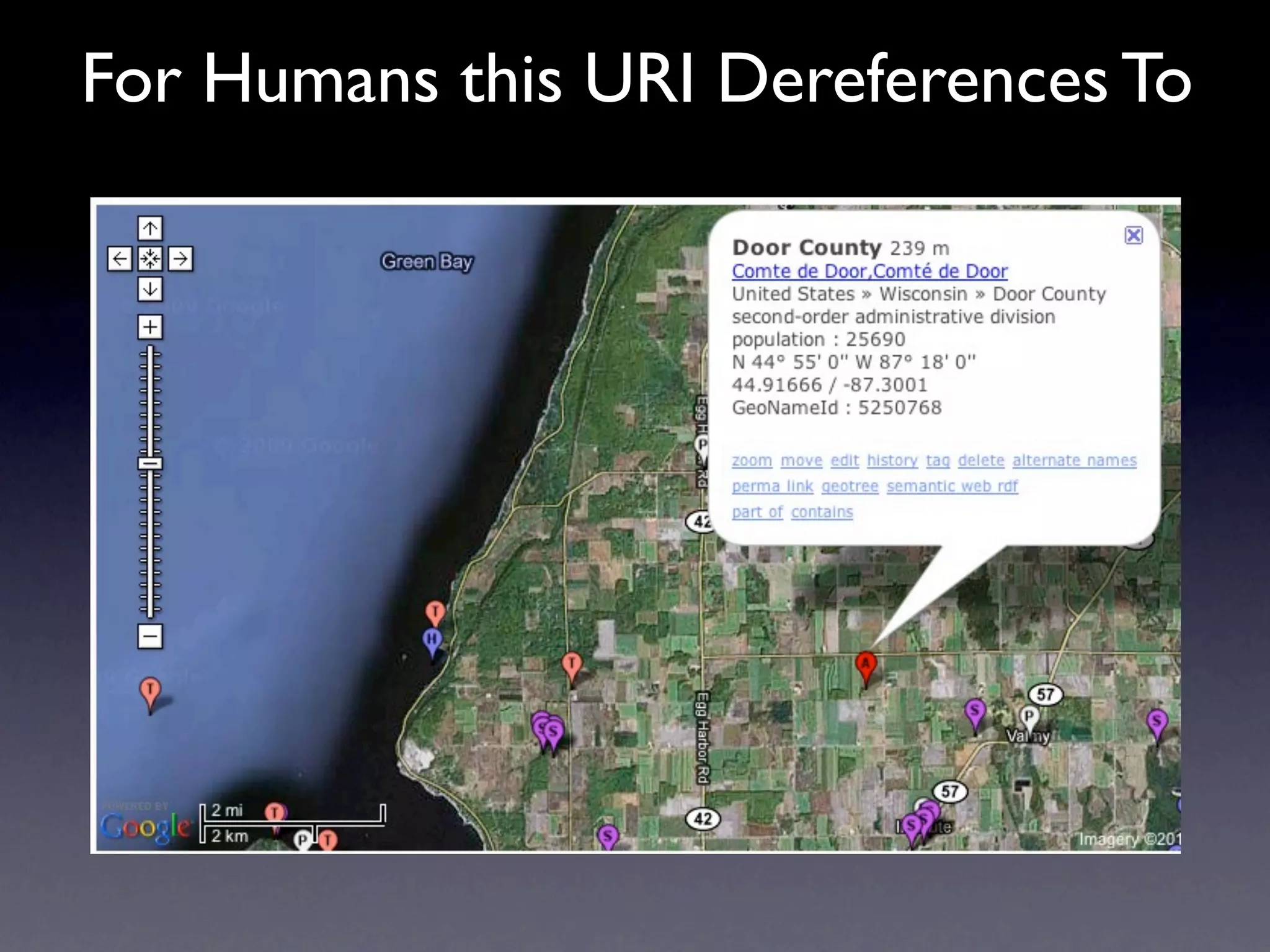 For Humans this URI Dereferences To
 