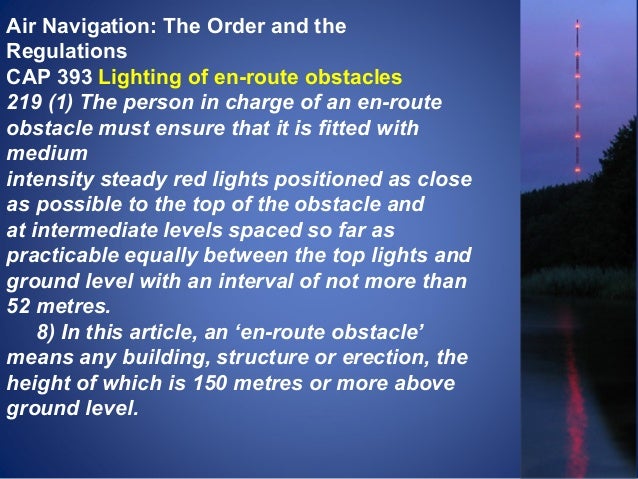 air navigation order air navigation order