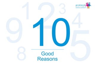 1 3
4
8 Good Reasons
 