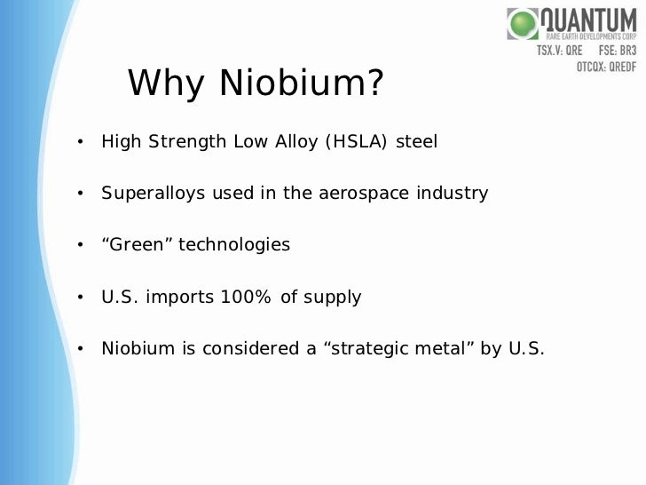 About Niobium >> Niobium In The American Heartland About Niobium >> Niobium In The American Heartland