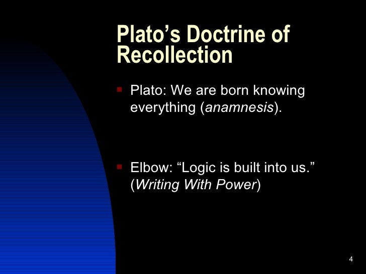 theory of recollection phaedo The second argument, known as the theory of recollection, asserts that learning is essentially an act of recollecting things we knew before we were born but. theory of recollection phaedo The second argument, known as the theory of recollection, asserts that learning is essentially an act of recollecting things we knew before we were born but.