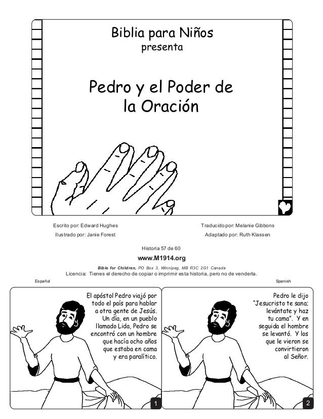 Peter and the power of prayer spanish cb6