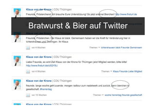 Bratwurst & Bier auf Twitter




15.Sept. 2009
 