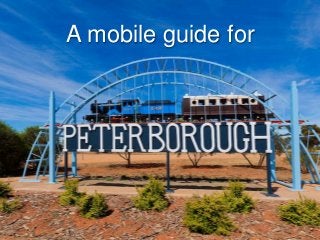 A mobile guide for
 