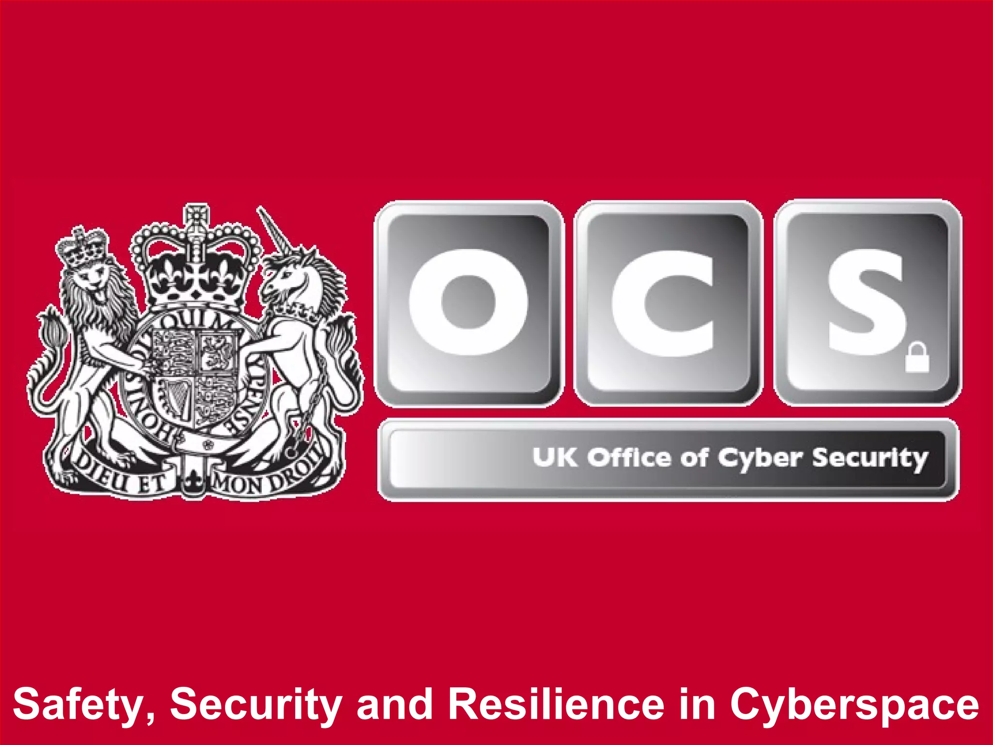 Safety, Security and Resilience in Cyberspace 